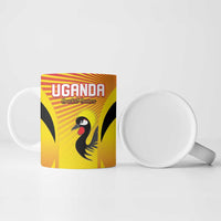 Custom Uganda Cricket Ceramic Mug Go Cricket Cranes Go - Wonder Print Shop