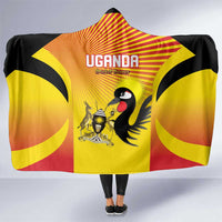 Uganda Cricket Hooded Blanket Go Cricket Cranes Go - Wonder Print Shop
