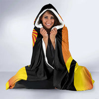 Uganda Cricket Hooded Blanket Go Cricket Cranes Go - Wonder Print Shop