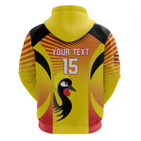 Custom Uganda Cricket Hoodie Go Cricket Cranes Go - Wonder Print Shop