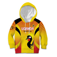 Custom Uganda Cricket Kid Hoodie Go Cricket Cranes Go - Wonder Print Shop