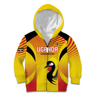 Custom Uganda Cricket Kid Hoodie Go Cricket Cranes Go - Wonder Print Shop