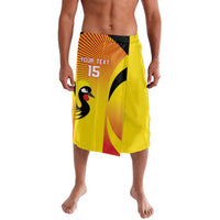 Custom Uganda Cricket Lavalava Go Cricket Cranes Go - Wonder Print Shop