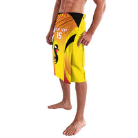 Custom Uganda Cricket Lavalava Go Cricket Cranes Go - Wonder Print Shop