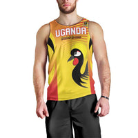 Custom Uganda Cricket Men Tank Top Go Cricket Cranes Go - Wonder Print Shop