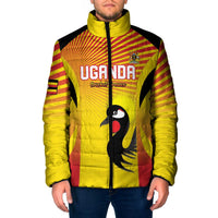 Custom Uganda Cricket Padded Jacket Go Cricket Cranes Go - Wonder Print Shop