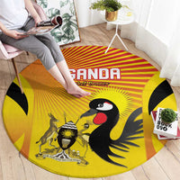 Uganda Cricket Round Carpet Go Cricket Cranes Go - Wonder Print Shop