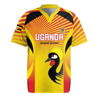 Custom Uganda Cricket Rugby Jersey Go Cricket Cranes Go - Wonder Print Shop