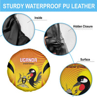 Uganda Cricket Spare Tire Cover Go Cricket Cranes Go - Wonder Print Shop