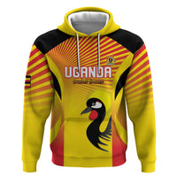 Custom Uganda Cricket Zip Hoodie Go Cricket Cranes Go - Wonder Print Shop