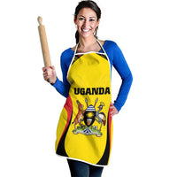 Uganda Cricket Apron Go Cricket Cranes - Wonder Print Shop