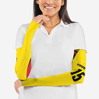 Custom Uganda Cricket Arm Sleeves Go Cricket Cranes - Wonder Print Shop