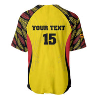 Custom Uganda Cricket Baseball Jersey Go Cricket Cranes - Wonder Print Shop
