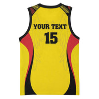 Custom Uganda Cricket Basketball Jersey Go Cricket Cranes - Wonder Print Shop