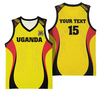 Custom Uganda Cricket Basketball Jersey Go Cricket Cranes - Wonder Print Shop