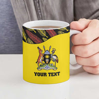 Custom Uganda Cricket Ceramic Mug Go Cricket Cranes - Wonder Print Shop
