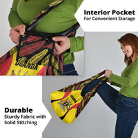 Uganda Cricket Grocery Bag Go Cricket Cranes - Wonder Print Shop