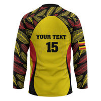 Custom Uganda Cricket Hockey Jersey Go Cricket Cranes - Wonder Print Shop