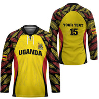 Custom Uganda Cricket Hockey Jersey Go Cricket Cranes - Wonder Print Shop