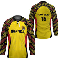 Custom Uganda Cricket Hockey Jersey Go Cricket Cranes - Wonder Print Shop