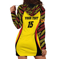 Custom Uganda Cricket Hoodie Dress Go Cricket Cranes - Wonder Print Shop