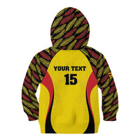 Custom Uganda Cricket Kid Hoodie Go Cricket Cranes - Wonder Print Shop