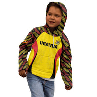 Custom Uganda Cricket Kid Hoodie Go Cricket Cranes - Wonder Print Shop