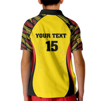 Custom Uganda Cricket Kid Polo Shirt Go Cricket Cranes - Wonder Print Shop