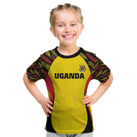 Custom Uganda Cricket Kid T Shirt Go Cricket Cranes - Wonder Print Shop