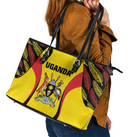 Uganda Cricket Leather Tote Bag Go Cricket Cranes - Wonder Print Shop