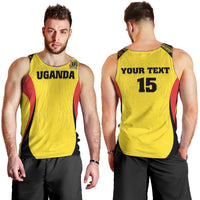 Custom Uganda Cricket Men Tank Top Go Cricket Cranes - Wonder Print Shop