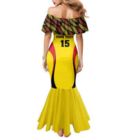 Custom Uganda Cricket Mermaid Dress Go Cricket Cranes - Wonder Print Shop