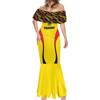 Custom Uganda Cricket Mermaid Dress Go Cricket Cranes - Wonder Print Shop