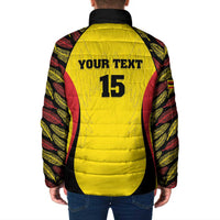 Custom Uganda Cricket Padded Jacket Go Cricket Cranes - Wonder Print Shop