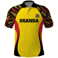 Custom Uganda Cricket Polo Shirt Go Cricket Cranes - Wonder Print Shop