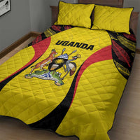 Uganda Cricket Quilt Bed Set Go Cricket Cranes - Wonder Print Shop