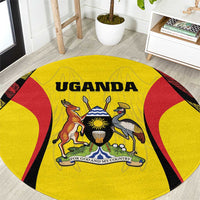 Uganda Cricket Round Carpet Go Cricket Cranes - Wonder Print Shop