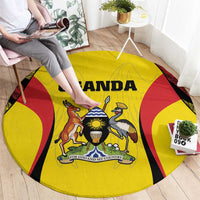 Uganda Cricket Round Carpet Go Cricket Cranes - Wonder Print Shop
