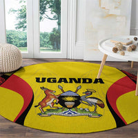 Uganda Cricket Round Carpet Go Cricket Cranes - Wonder Print Shop