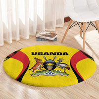 Uganda Cricket Round Carpet Go Cricket Cranes - Wonder Print Shop