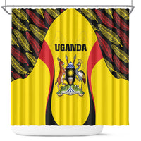 Uganda Cricket Shower Curtain Go Cricket Cranes - Wonder Print Shop