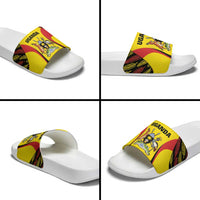Uganda Cricket Slide Sandals Go Cricket Cranes - Wonder Print Shop