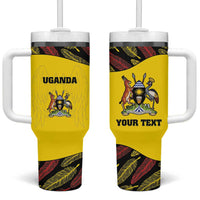 Custom Uganda Cricket Tumbler With Handle Go Cricket Cranes - Wonder Print Shop