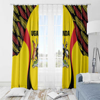 Uganda Cricket Window Curtain Go Cricket Cranes - Wonder Print Shop