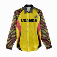 Custom Uganda Cricket Women Casual Shirt Go Cricket Cranes - Wonder Print Shop