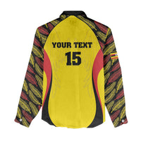 Custom Uganda Cricket Women Casual Shirt Go Cricket Cranes - Wonder Print Shop