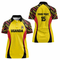 Custom Uganda Cricket Women Polo Shirt Go Cricket Cranes - Wonder Print Shop
