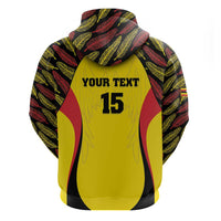 Custom Uganda Cricket Zip Hoodie Go Cricket Cranes - Wonder Print Shop