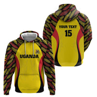 Custom Uganda Cricket Zip Hoodie Go Cricket Cranes - Wonder Print Shop
