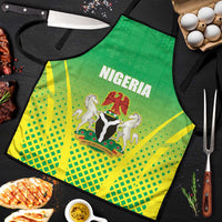 Nigeria Cricket Apron Come On Yellow Greens - Wonder Print Shop